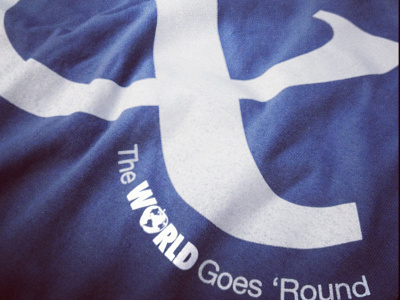 & The World Goes 'Round ampersand news newspaper shirt wenatchee world