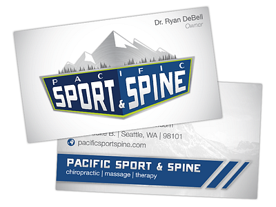 Pacific Sport & Spine Business Card