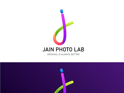 Jain Photo Lab 3d graphic design logo vector