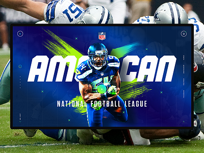 American sports concept. NFL america concept football nfl sport