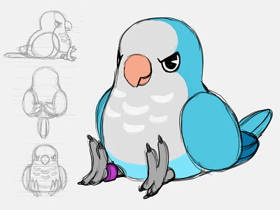 Andreas plush design andreas bird illustration plush toy design