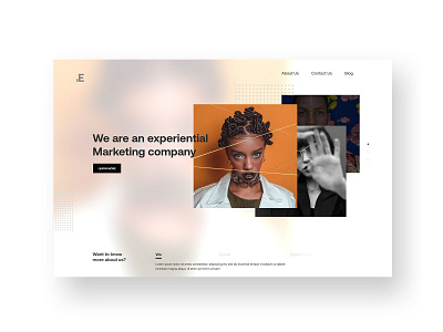 Website Header Design dailyui design ui uidesign user interface design userinterface ux website