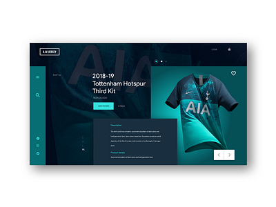 Jersey Profile Page brand ui uidesign uidesigner uidesignpatterns uidesigns userexperience ux ux designer ux ui design website