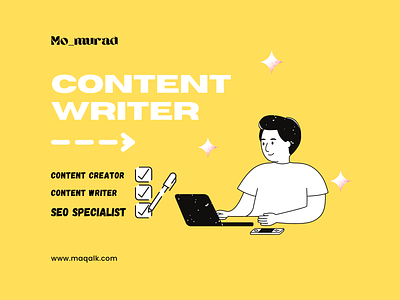 Content writer article blog blogger branding content creator design graphic design illustration logo website writer