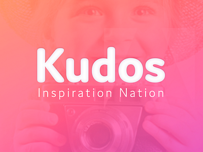 Kudos Photo App adobe photoshop app design gradient