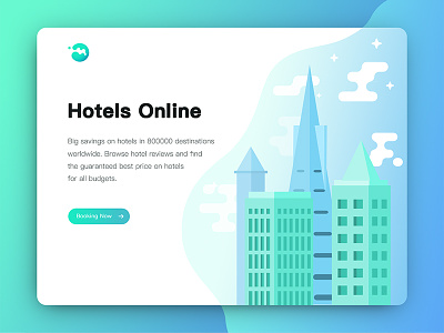 Hotels Online hotel booking web design