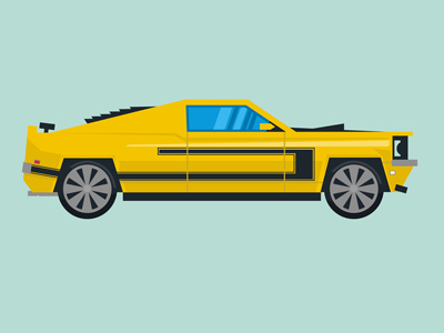 Mustang art car design flatdesign mustang photoshop