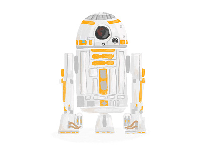 R2-8 art design flatdesign photoshop r2d2 starwars