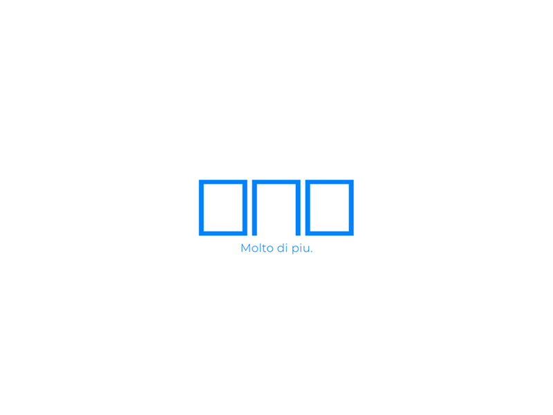 Ono Digital | Logo Intro 2d animated animation design digital flat gif glitch intro logo vector