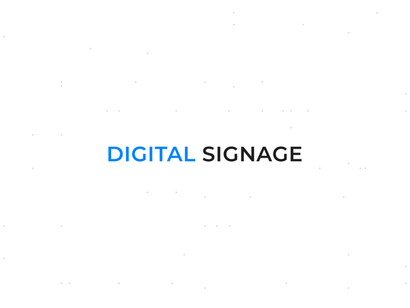 Ono Digital Signage 2d animated animation design digital flat gif glitch intro logo marketing vector