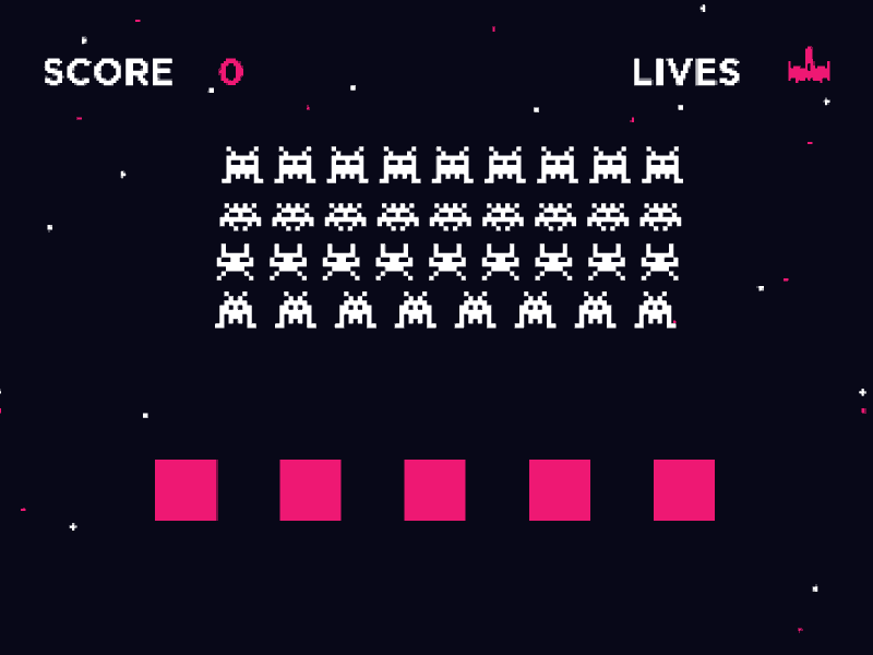 Space Invaders by Levi Doherty on Dribbble