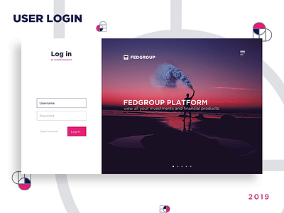 User Login & Sign up animated animation design interaction design minimal sign in sign up ui uidesign ux uxdesign web webdesign