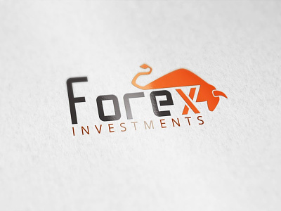Forex investment logo branding concept design forex investment logo