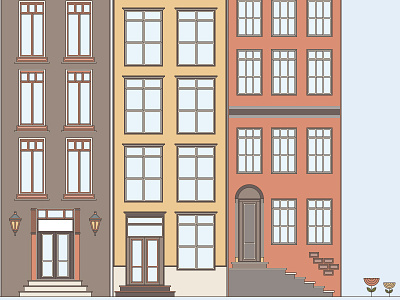 Amsterdam amsterdam home house illustration