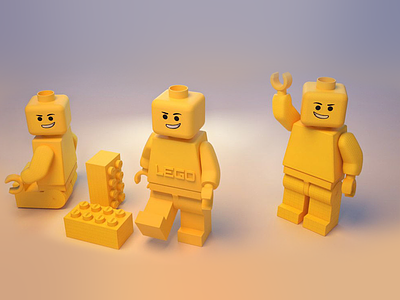 Lego man 3D 3d design lego man