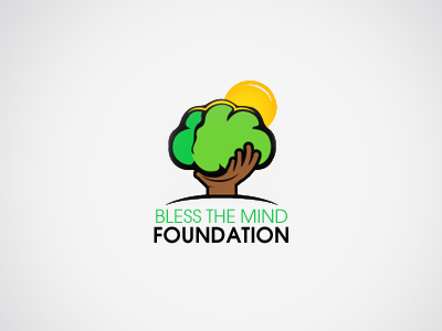 Bless The Mind Foundation Logo branding design identity logo