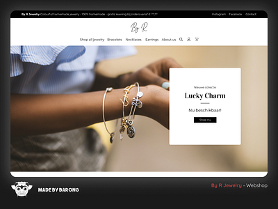 Webshop By R Jewelry app design figma jewelry ui ux webshop