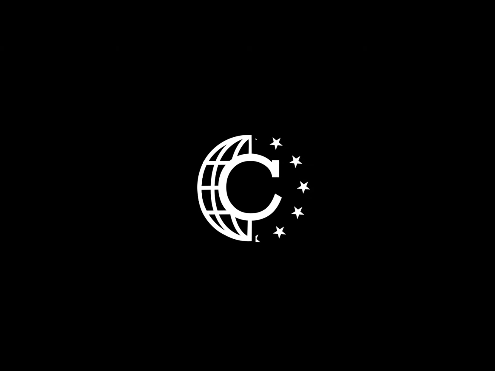 Capos Skateboard Logo Animation animation black branding c letter logo skateboard stars world