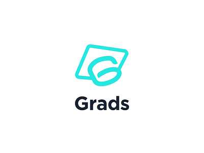 Grads branding icon illustration logo