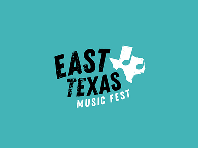 East Texas Music Fest branding design illustration logo proposal propuesta vector