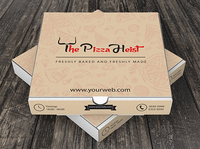 Pizza Box Design box branding design logo packaging pizza pizzabox