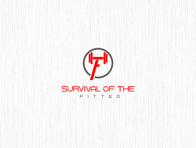 Survival of the Fitted Logo branding design graphic design illustration logo vector
