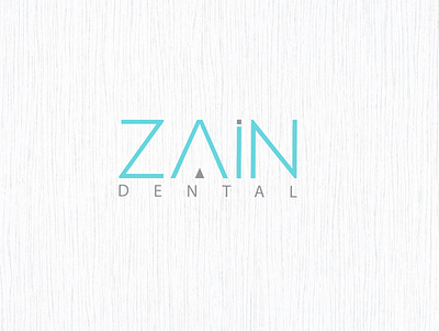 Zain Dental Logo Design branding design graphic design illustration logo typography vector