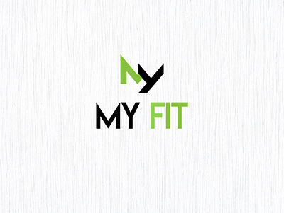 My Fit Logo Design app branding design graphic design illustration logo typography ui ux vector