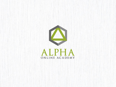 Alpha Online Academy app branding design graphic design illustration logo typography ui ux vector