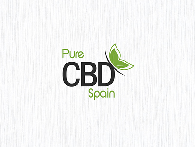 Pure CBD Logo Design app branding design graphic design illustration logo typography ui ux vector