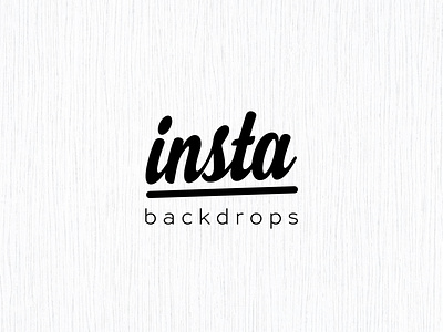 Insta Backdrops Logo Design