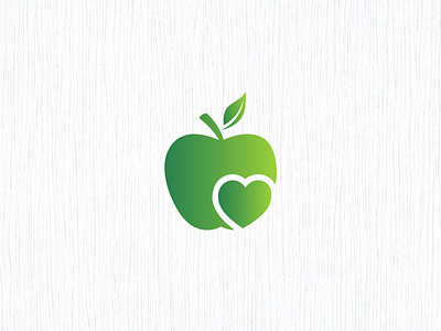 Apple Heart Logo Design