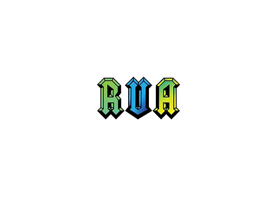 RUA Logo Design branding design graphic design illustration logo typography vector