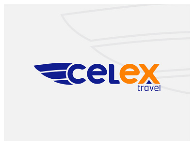Celex Travel design logo tourism travel