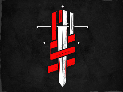 PSTH Monogram band monogram daga dagger hardcore punk
