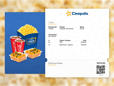 Cinema Email Receipt