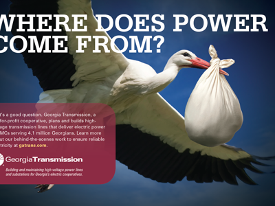 Stork ad for Georgia Transmission Corporation