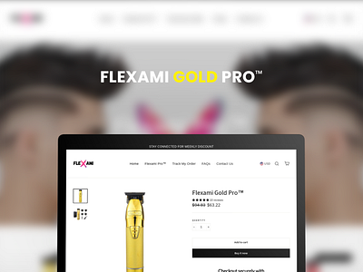 Flexami Gold Pro™ - eCommerce Concept