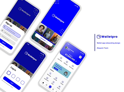 A mobile wallet onboarding design concept branding design graphic design icon illustration logo typography ui ux vector