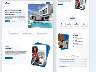 Lenda: A real estate loan platform design ui ux
