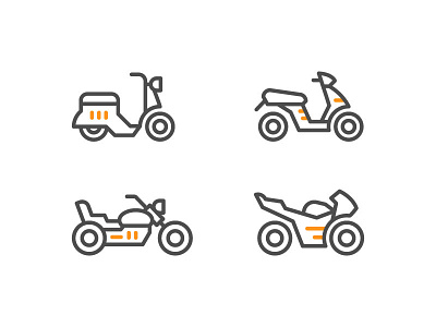 Motorcycles Icons