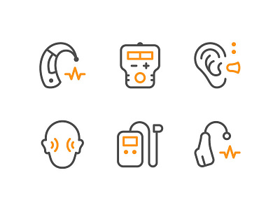 Hearing Aid Icons