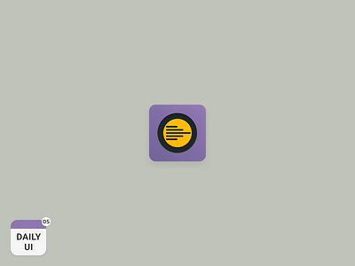 Daily UI - 05 App Icon ui