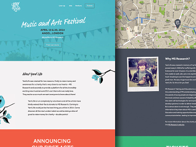 Yard Life Festival festival responsive website