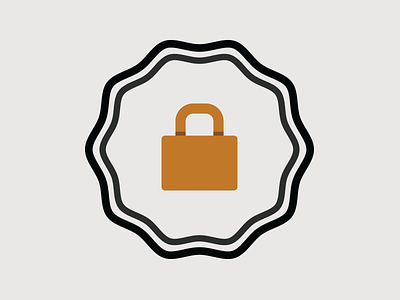 Icon icon lock portfolio stamp trust