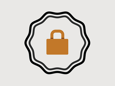 Icon icon lock portfolio stamp trust
