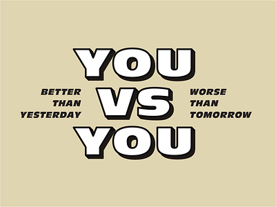 You vs. You crossfit gym motivation shirt social media tshirt