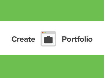 CreatePortfolio Logo flat logo portfolio