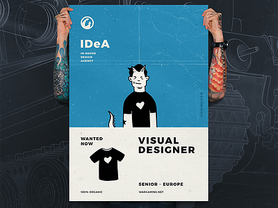 Visual designer wanted now design design job designer job ui ux ux design vacancy visual visual designer wanted