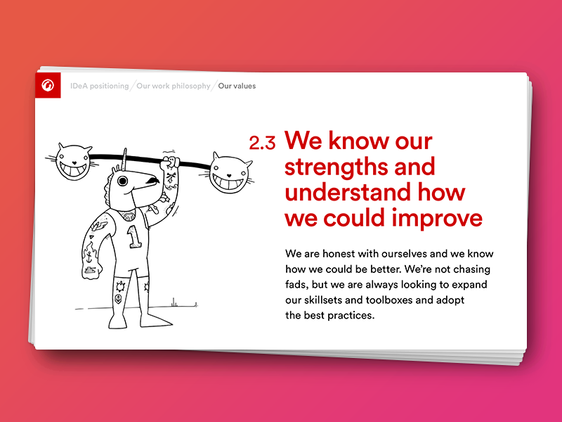 IDeA: Team work wot wargaming tanks purpose presentation positioning illustration games design branding agency